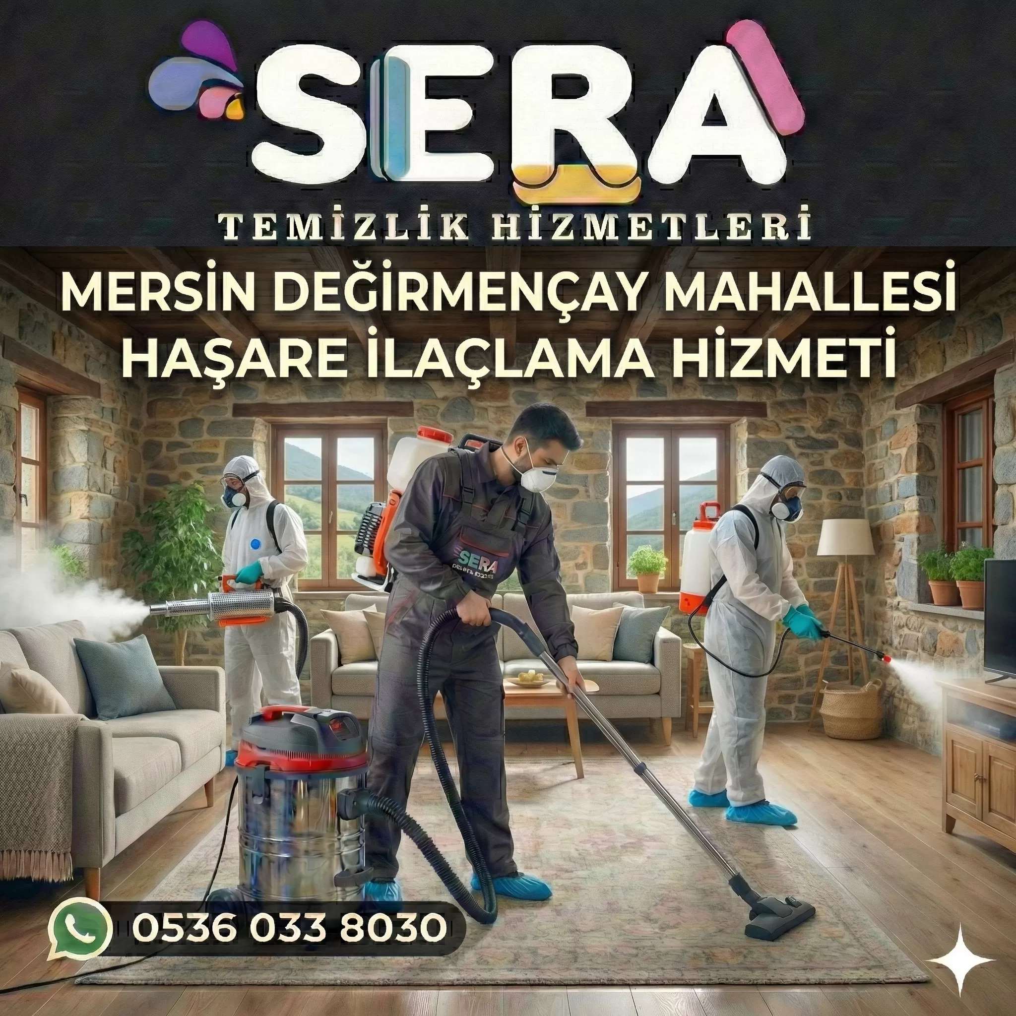 Mersin Değirmençay Mahallesi Haşere İlaçlama