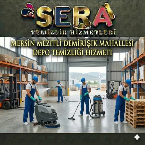 Mersin Mezitli Demir Işık Depo Temizliği