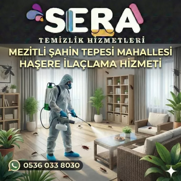 Mezitli Şahin Tepesi Mahallesi Haşere İlaçlama Hizmeti