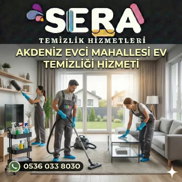 Mersin Akdeniz Evci Mahallesi Ev Temizliği Hizmeti