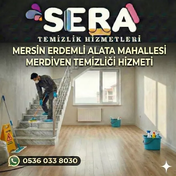 Mersin Erdemli Alata Mahallesi Merdiven Temizliği Hizmeti